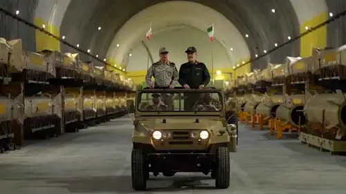 حفل تدشين سابق لمنشأة تحت الأرض في إيران