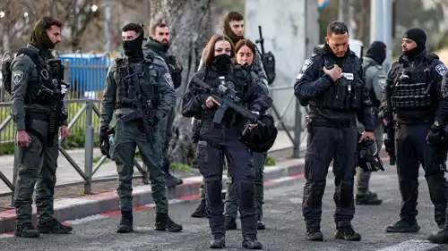 عناصر من الشرطة الإسرائيلية في القدس