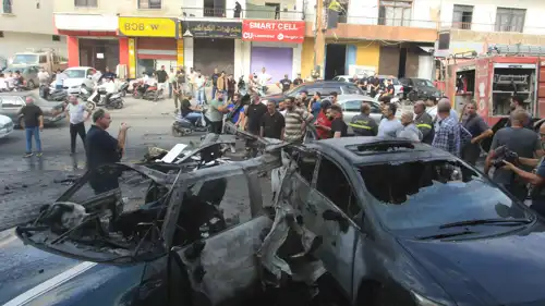 موقع الغارة 