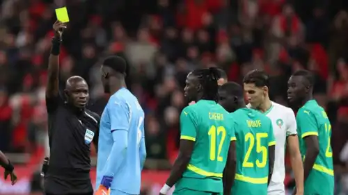 إدواردو ميندي في مباراة المغرب والسنغال