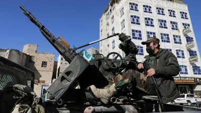 مقاتل من ميليشيا الحوثي