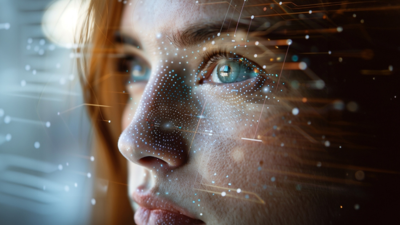 وجه فتاة صمم عبر الذكاء الاصطناعي