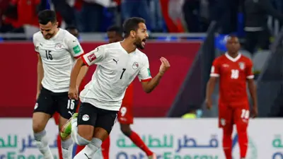أحمد رفعت بقميص منتخب مصر