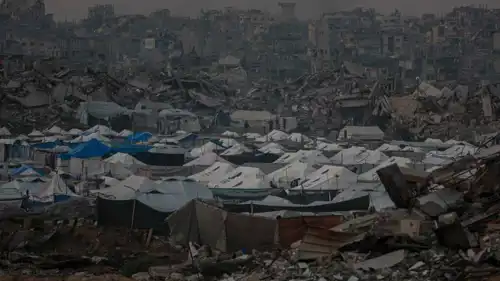 مشهد لدمار واسع في غزة