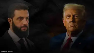 أحمد الشرع ودونالد ترامب