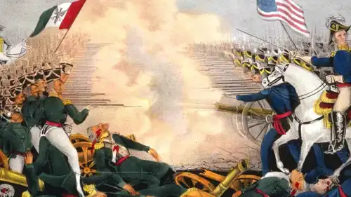 معركة "بوينا فيستا" خلال الحرب المكسيكية-الأمريكية، 1847.