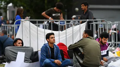  لاجئون سوريون