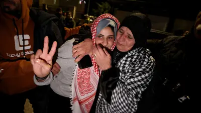 من تبادل الأسرى في نوفمبر 2023