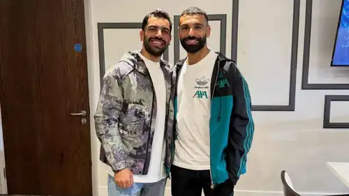 محمد صلاح وشقيقه