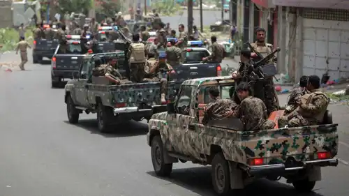 أفراد من الشرطة اليمنية