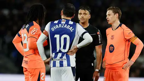 من مباراة برشلونة وريال سوسيداد