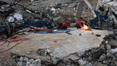 حال الغزيين في رمضان