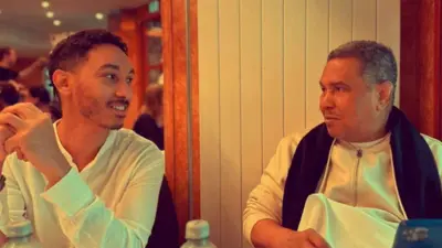 عبد الرحمن مع والده محمد عبده