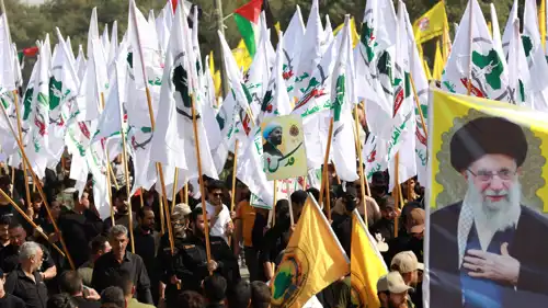 رايات عدد من الميليشيات العراقية 