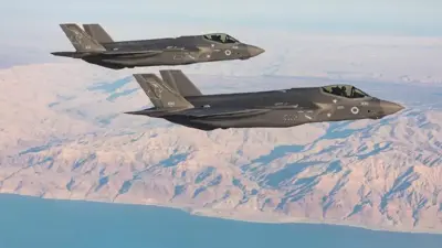 مقاتلتان إسرائيليتان من طراز إف 35