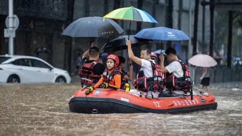 أمطار غزيرة، الصين