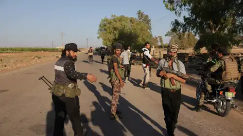 قوات عشائرية في ريف السويداء