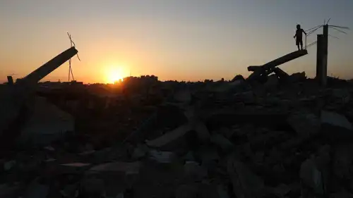 مشهد من غزة