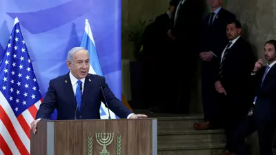 رئيس الوزراء الإسرائيلي بنيامين نتنياهو