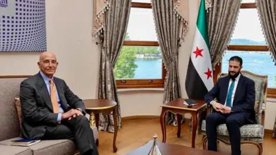 خلال لقاء جمع الشرع بالمبعوث الأمريكي في تركيا مؤخرا