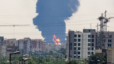 هجوم إسرائيلي سابق على إيران