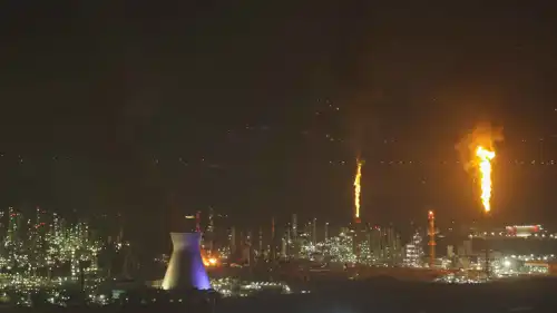 من الضربات الإيرانية على حيفا في حرب الـ 12 يوماً