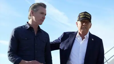 نيوسوم وترامب 