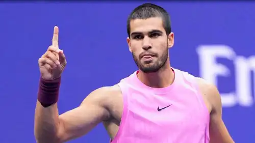 كارلوس ألكاراز بطلا لأمريكا المفتوحة للتنس