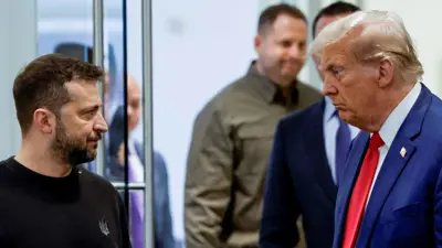 دونالد ترامب وفولدومير زيلينسكي