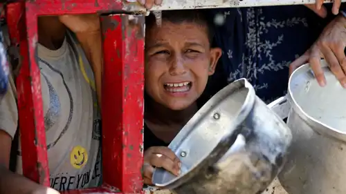 مشهد من غزة