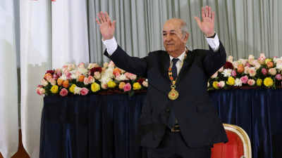 الرئيس الجزائري عبد المجيد تبون