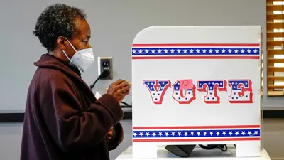 ناخبة أمريكية