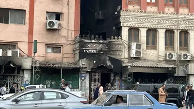 حريق مستشفى في مصر (أرشيفية)