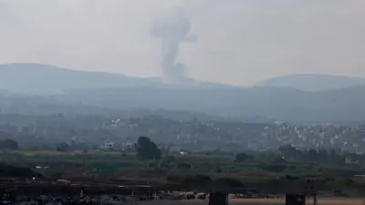 هجوم إسرائيلي على مواقع لمليشيا حزب الله جنوبي لبنان