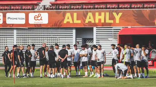 تدريبات فريق الأهلي المصري
