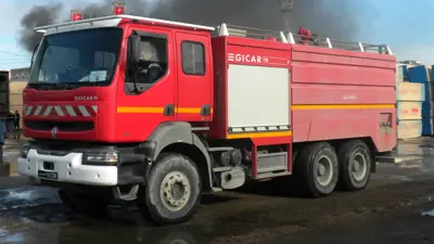 سيارة إطفاء تابعة للحماية المدنية