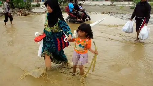 الفيضانات في أندونيسيا