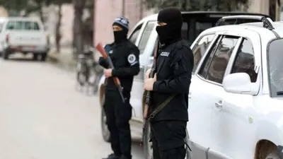 عناصر من الأمن السوري في حماة