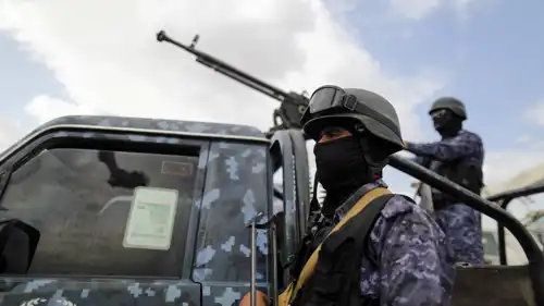 عناصر أمن حوثية في صنعاء
