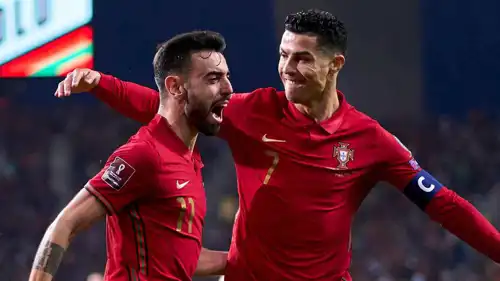 رونالدو مع برونو فرنانديز