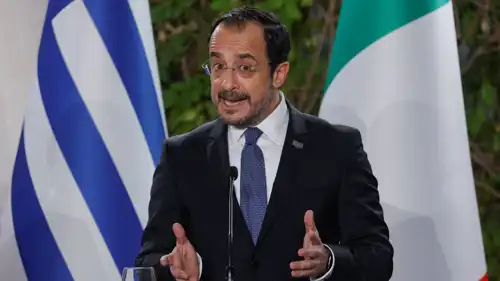 الرئيس القبرصي نيكوس خريستودوليديس