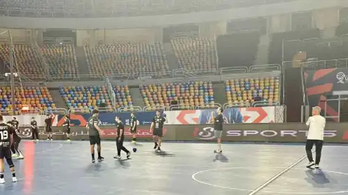 تدريبات منتخب مصر للناشئين لكرة اليد