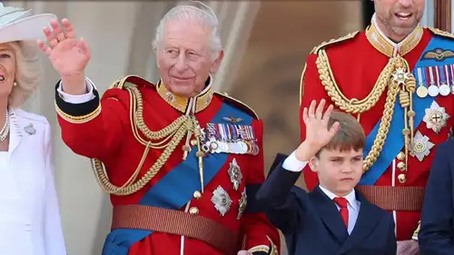 الملك تشارلز والأمير لويس