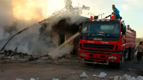 سيارة إطفاء في سوريا