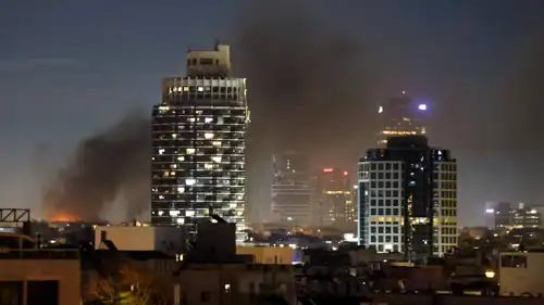 هجوم صاروخي إيراني على إسرائيل 