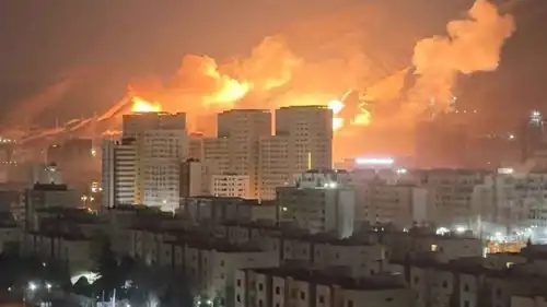 طهران تحت القصف