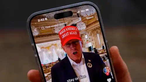 ترامب يظهر عبر حسابه في "تيك توك"