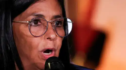 رئيسة فنزويلا المؤقتة  ديلسي رودريغيز 