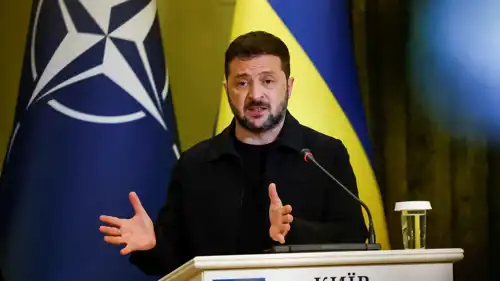 الرئيس الأوكراني فولوديمير زيلينسكي