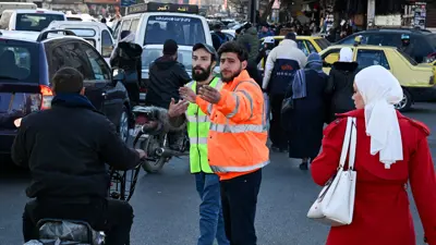 مشهد من العاصمة السورية دمشق بعد سقوط الأسد